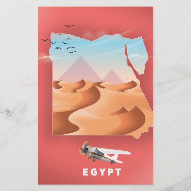 Egyptische reisposter (Voorkant)