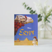  Egyptische reisposter Briefkaart (Staand voorkant)