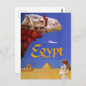  Egyptische reisposter Briefkaart (Voorkant / Achterkant)