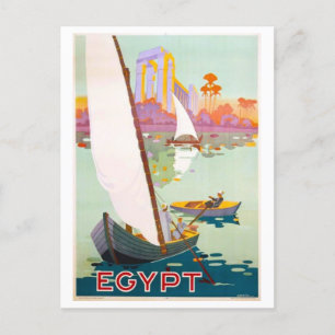  Egyptische reisposter Briefkaart