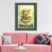  Egyptische reisposter Canvas Afdruk (Insitu (Woonkamer))