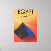 Egyptische  reisposter canvas afdruk (Voorkant)