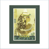  Egyptische reisposter Canvas Afdruk