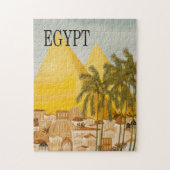 Egyptische reisposter Jigzaag Puzzle Legpuzzel (Verticaal)