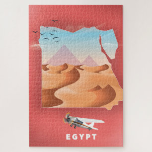 Egyptische reisposter legpuzzel