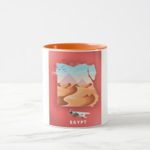 Egyptische reisposter mok