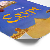  Egyptische reisposter Poster (Hoek)