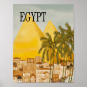 Egyptische reisposter poster (Voorkant)