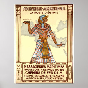 Egyptische reisposter Poster
