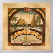  Egyptische reisposter Poster (Voorkant)