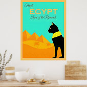 Egyptische reisposter poster (Keuken)