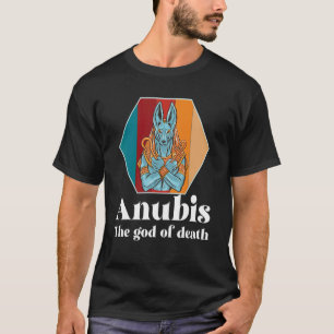 Egyptische Retro Anubis God van de Dode Farao T-shirt