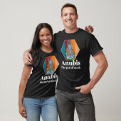 Egyptische Retro Anubis God van de Dode Farao T-shirt (Unisex)