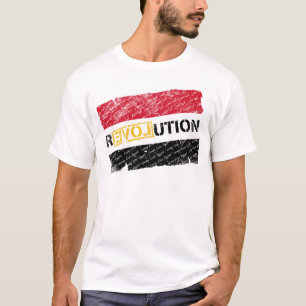 Egyptische revolutie (Grunge Fade) T-shirt