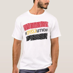 Egyptische revolutie (Stripe Fade) T-shirt