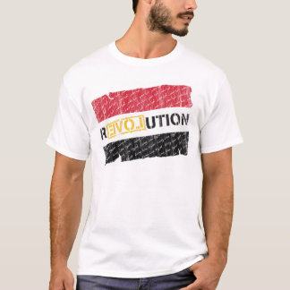 Egyptische revolutie (Stripe Fade) T-shirt