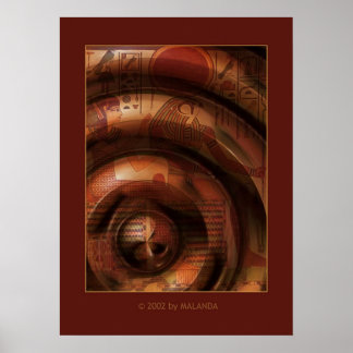 Egyptische Rings Poster