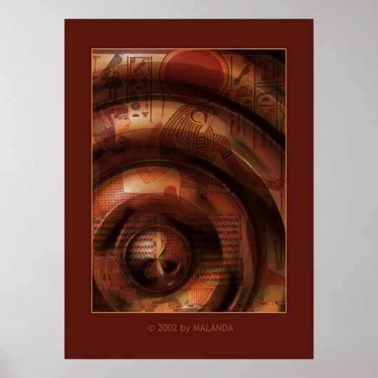 Egyptische Rings Poster (Voorkant)