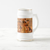Egyptische Royal Papyrus Beer Stein Bierpul (Voorkant rechts)