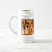 Egyptische Royal Papyrus Beer Stein Bierpul (Links)