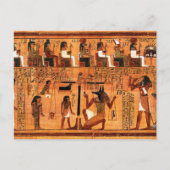 Egyptische Royal Papyrus Briefkaart (Voorkant)