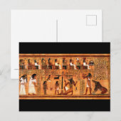 Egyptische Royal Papyrus Briefkaart (Voorkant / Achterkant)