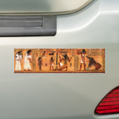 Egyptische Royal Papyrus Bumpersticker (Op auto)