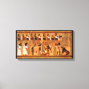 Egyptische Royal Papyrus Canvas Afdruk