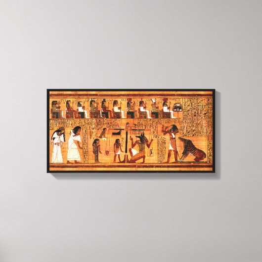 Egyptische Royal Papyrus Canvas Afdruk (Voorkant)