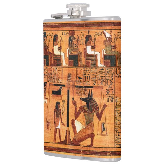 Egyptische Royal Papyrus Flask Heupfles (Links)