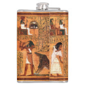 Egyptische Royal Papyrus Flask Heupfles (Achterkant)