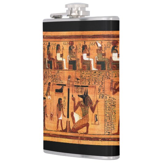 Egyptische Royal Papyrus Flask Heupfles (Links)