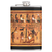 Egyptische Royal Papyrus Flask Heupfles (Voorkant)