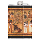 Egyptische Royal Papyrus Flask Heupfles (Achterkant)