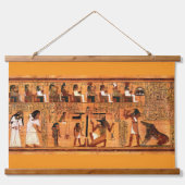 Egyptische Royal Papyrus Hangend Wandkleed (Voorkant)