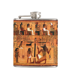 Egyptische Royal Papyrus Heupfles