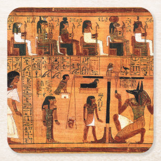 Egyptische Royal Papyrus Kartonnen Onderzetters