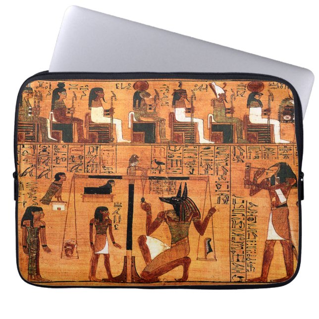 Egyptische Royal Papyrus Laptop Sleeve (Voorkant)