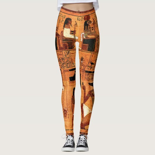 Egyptische Royal Papyrus Leggings (Voorkant)