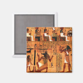 Egyptische Royal Papyrus Magneet (Voorkant / Achterkant)