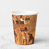 Egyptische Royal Papyrus Papieren Bekers (Achterkant)