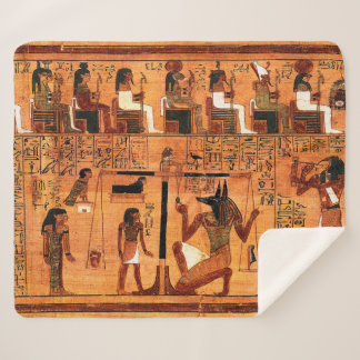 Egyptische Royal Papyrus Sherpa Deken