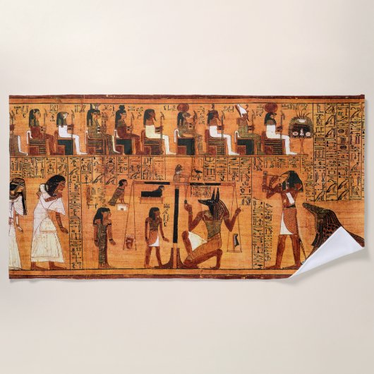 Egyptische Royal Papyrus Strandlaken (Voorkant)