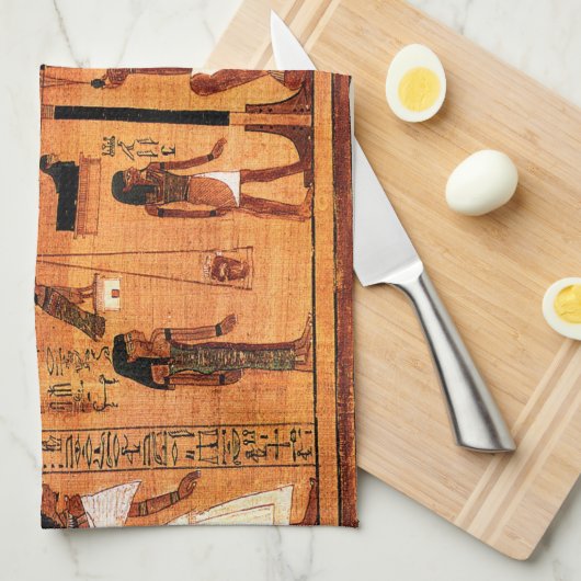 Egyptische Royal Papyrus Theedoek (Quarter Fold)