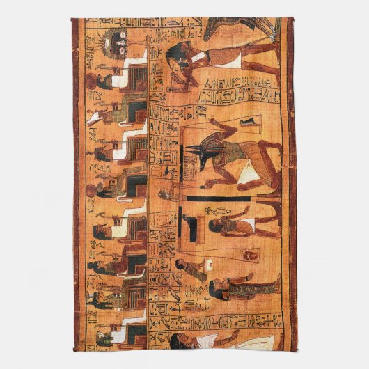 Egyptische Royal Papyrus Theedoek (Verticaal)