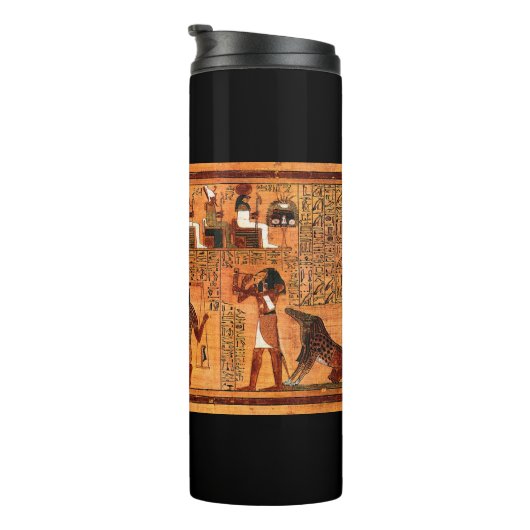 Egyptische Royal Papyrus Thermosbeker (Geroteerd rechts)