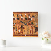 Egyptische Royal Papyrus Vierkante Klok (Huis)