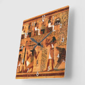 Egyptische Royal Papyrus Vierkante Klok (Hoek)