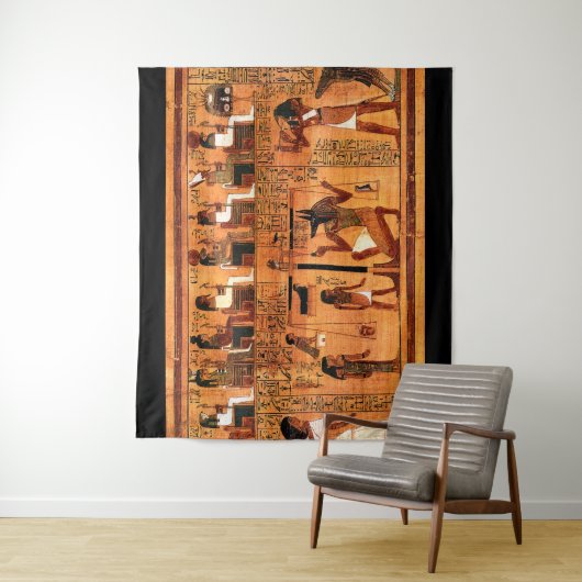 Egyptische Royal Papyrus Wandkleed (In situ)