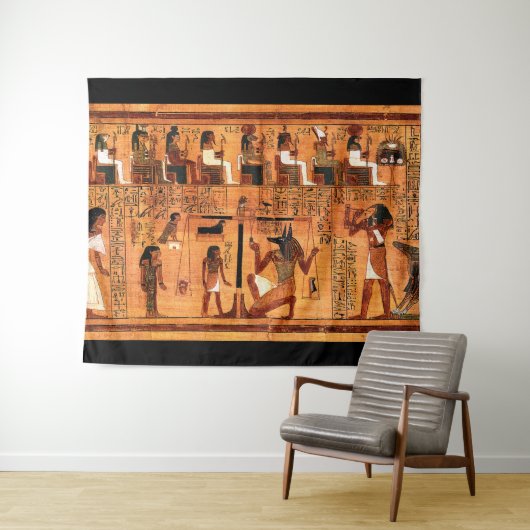Egyptische Royal Papyrus Wandkleed (In Situ (horizontaal))